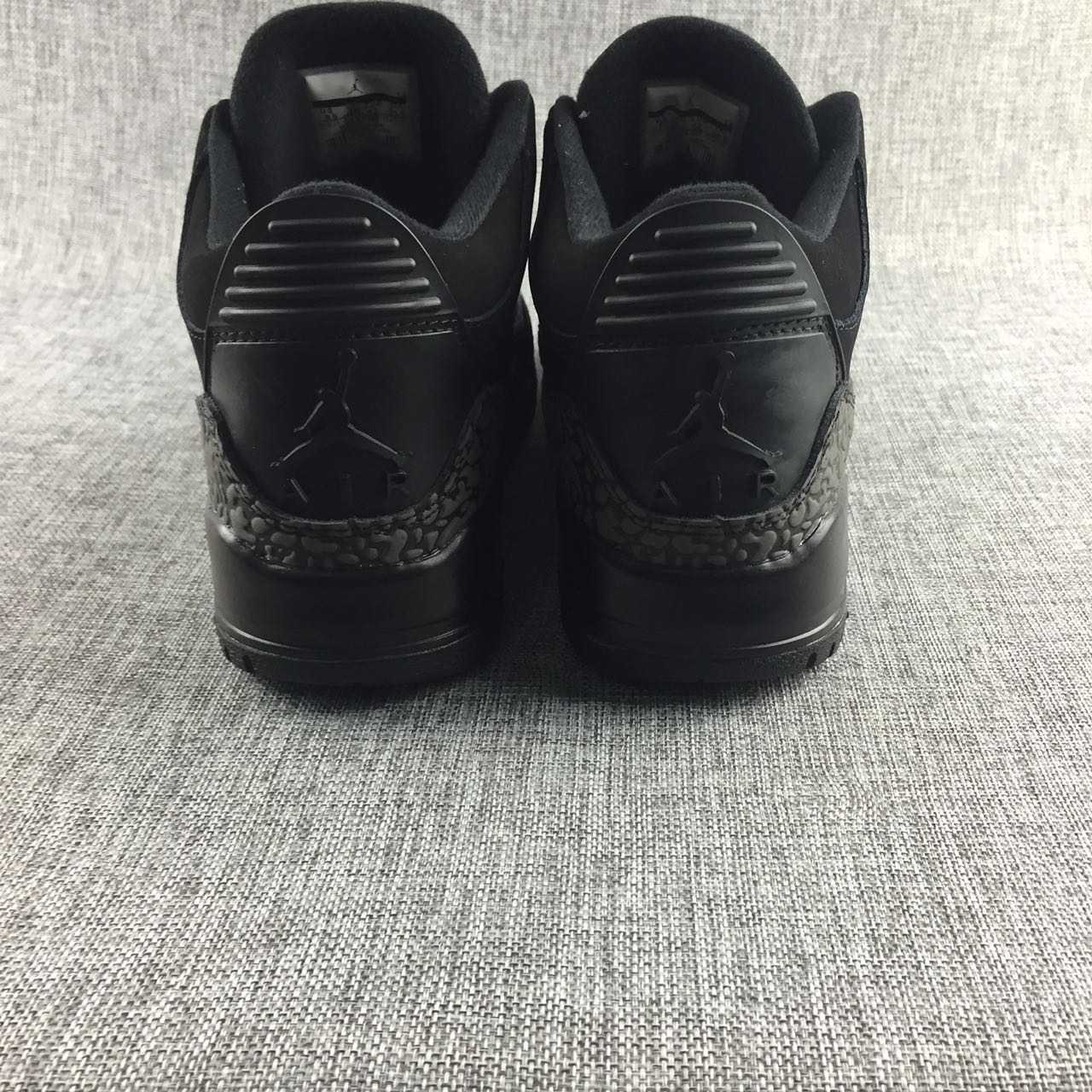Air Jordan 3 black cat original matte leather 318376-0008