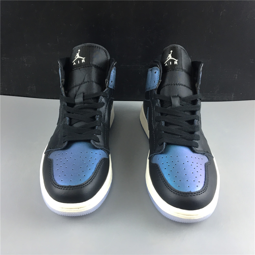 Air Jordan 1 Mid Iridescent Black BQ6472-009