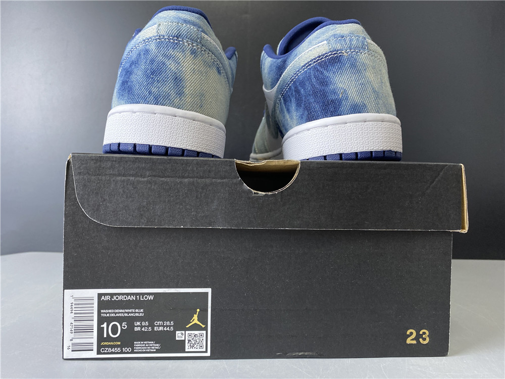 Air Jordan 1 Low Washed Denim CZ8455-100