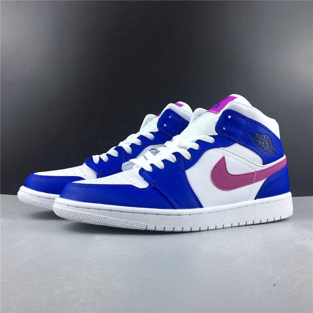 Air Jordan 1 Mid Hyper Royal Hyper Violet 554724-451