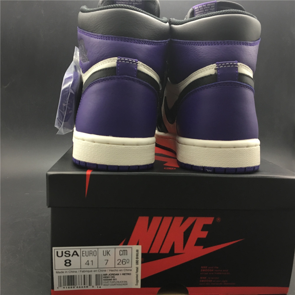 Air Jordan 1 Retro High Court Purple 555088-501