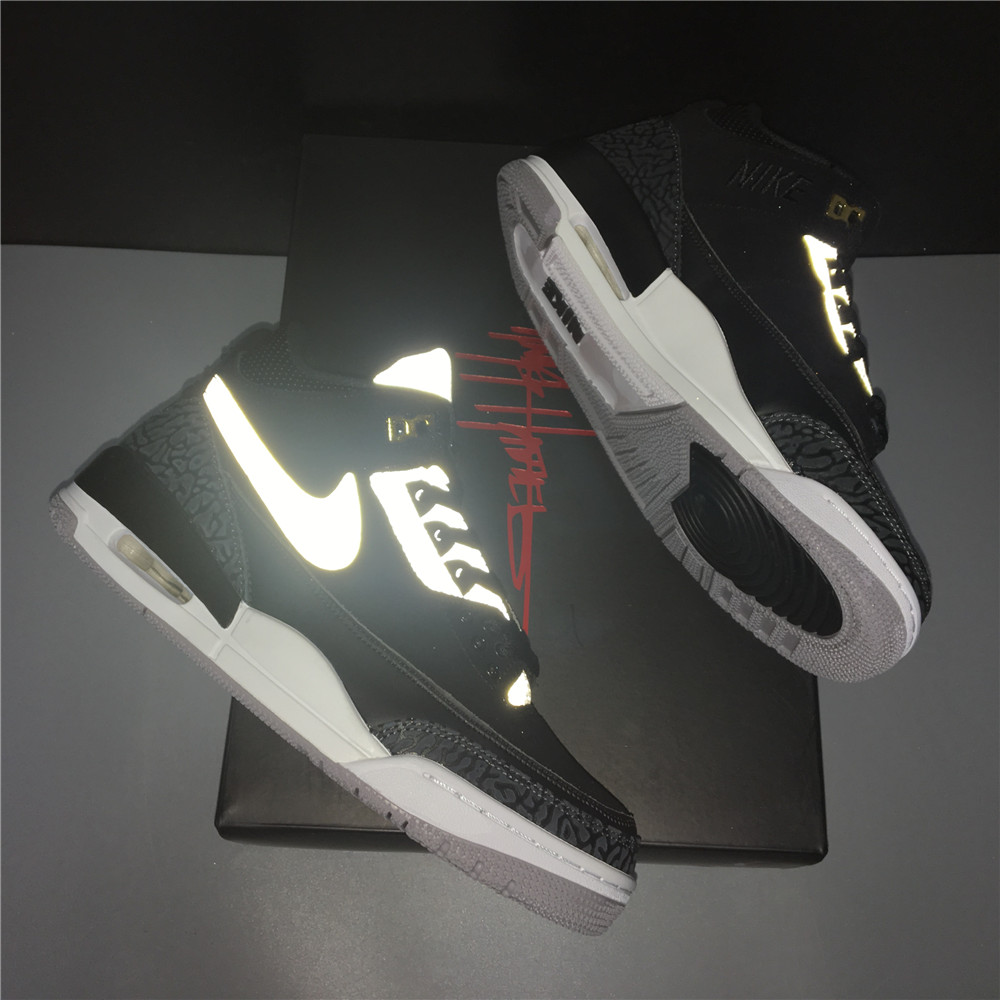 Air Jordan 3 Retro Tinker Black Cement Gold CK 4348-007