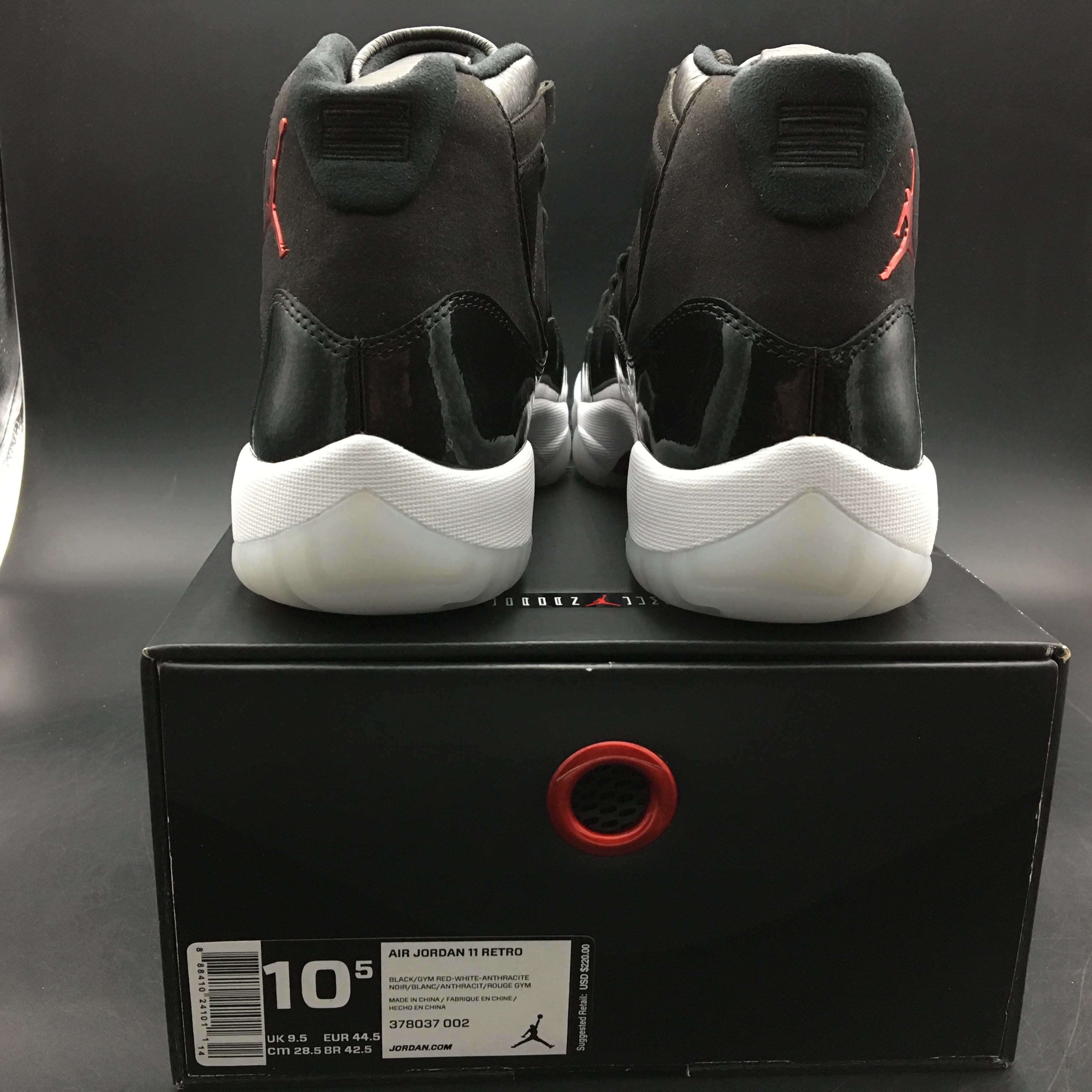 Air Jordan 11 Retro 72-10 378037-002