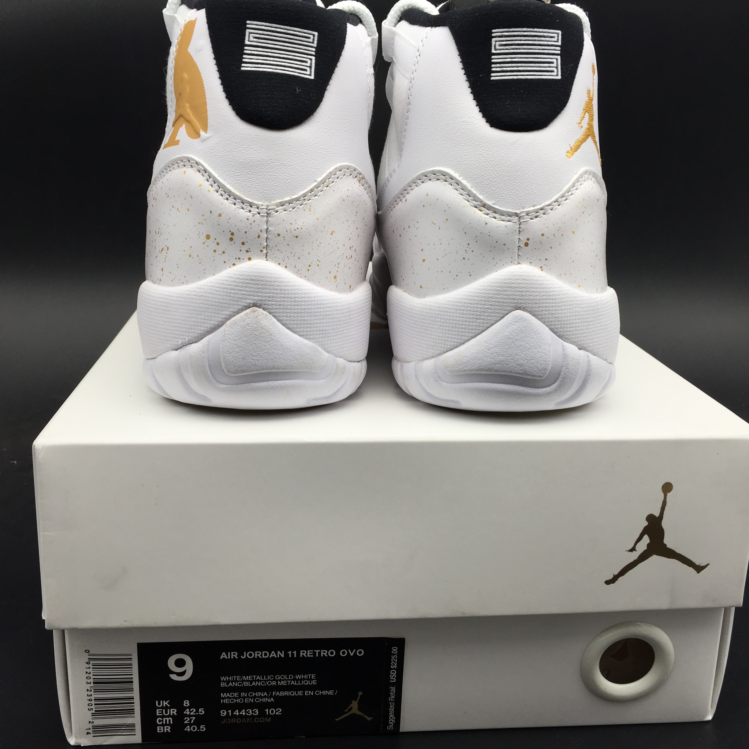 Air Jordan 11 ‘OVO’ White/Metallic Silver 914433-102