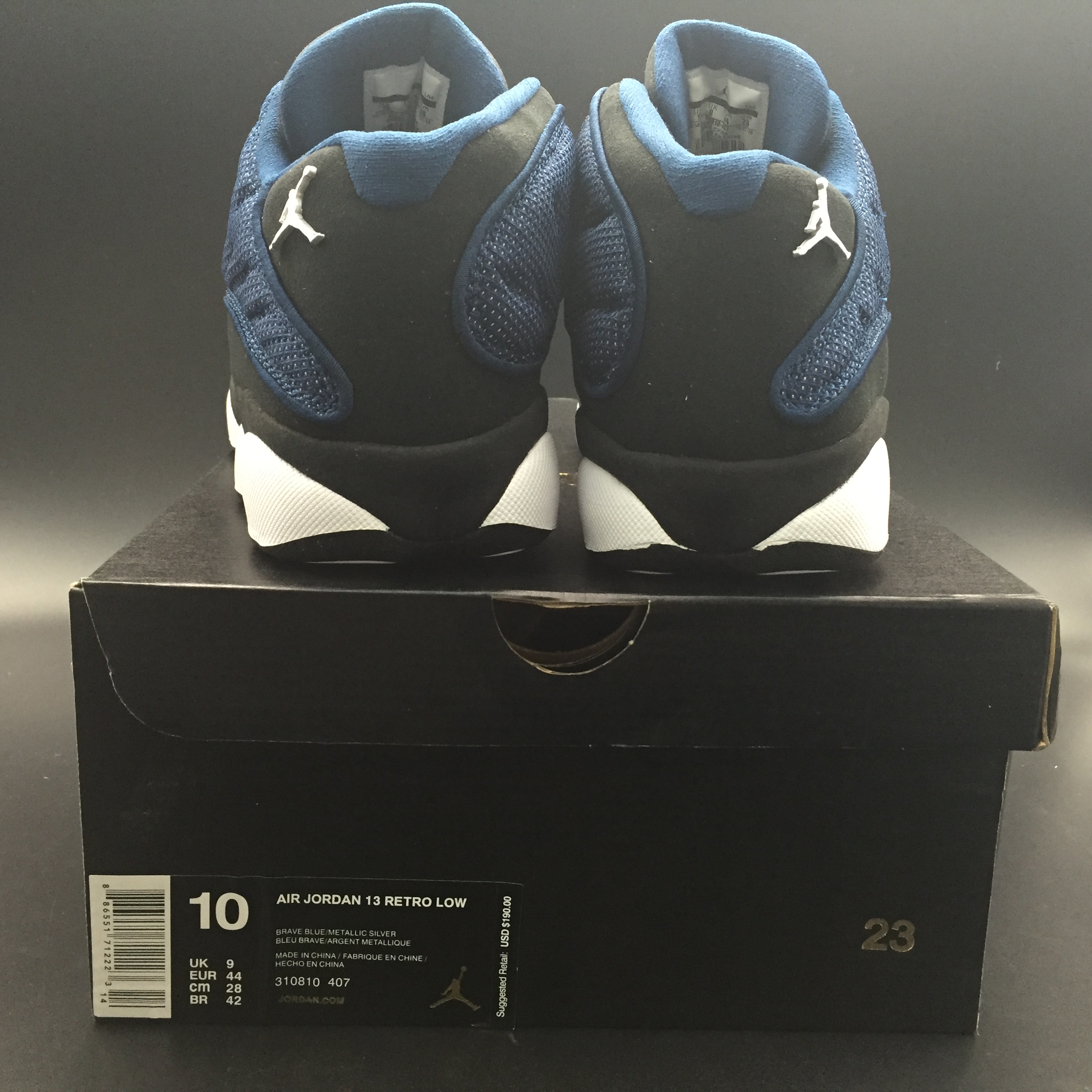 Air Jordan 13 Retro Low Brave Blue 310810-407