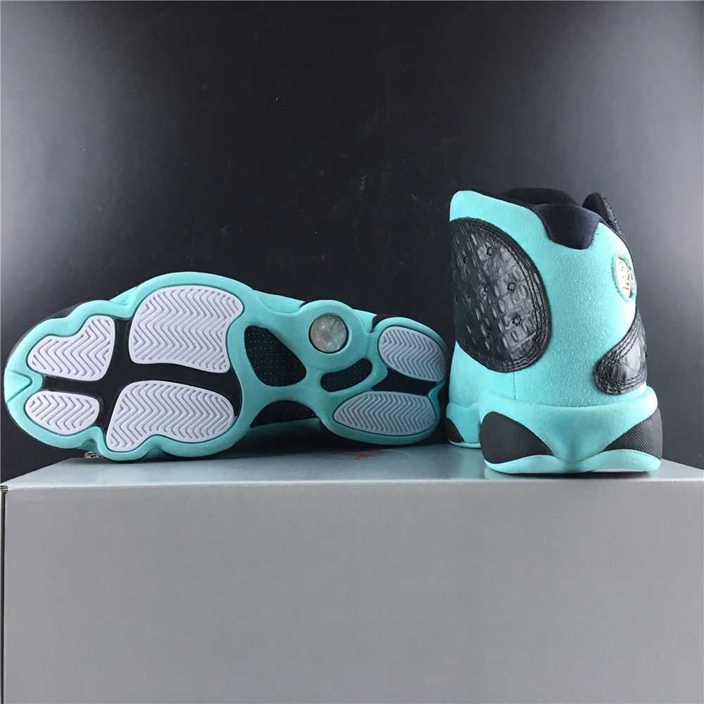 Air Jordan 13 Retro Black Island Green 414571-030