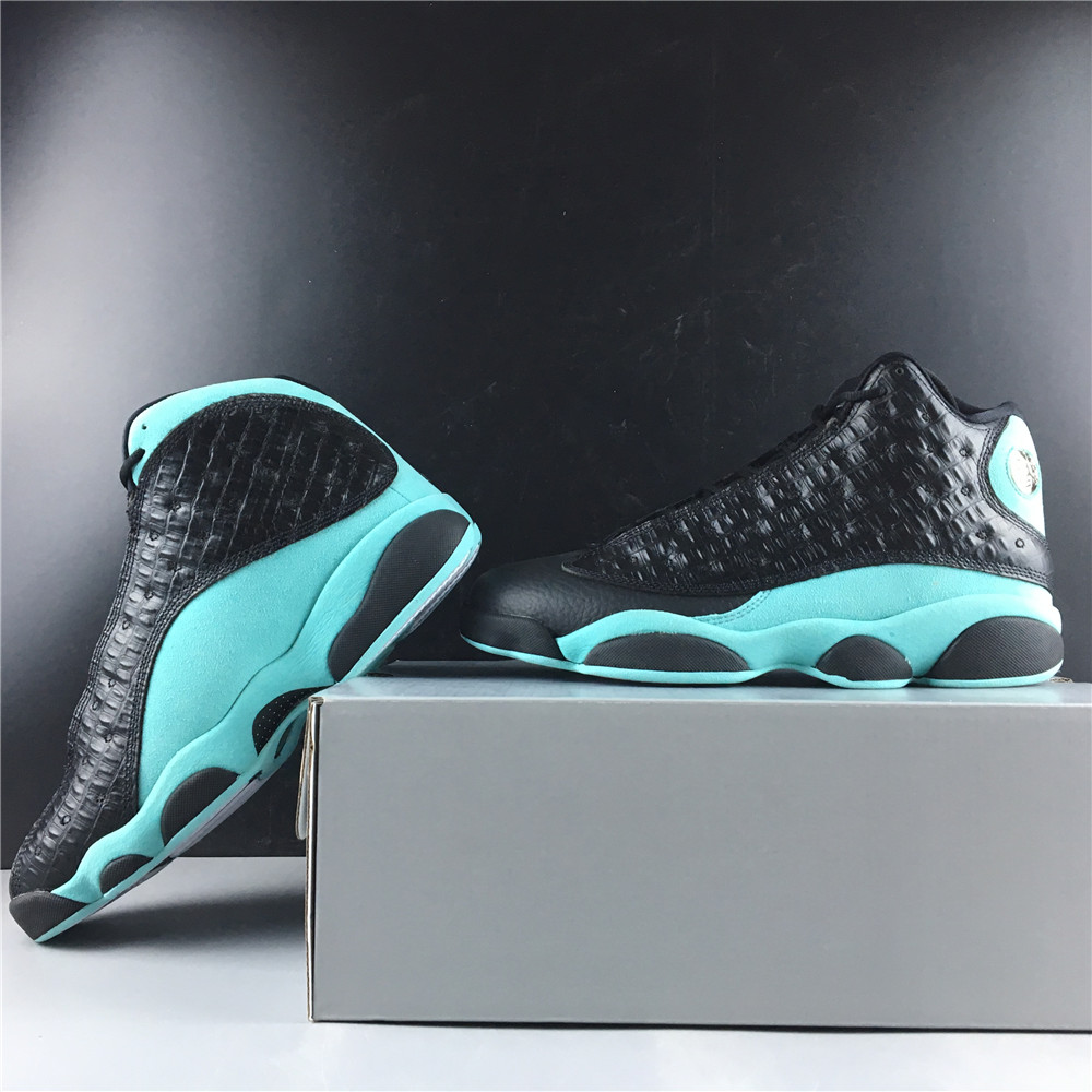 Air Jordan 13 Retro Black Island Green 414571-030