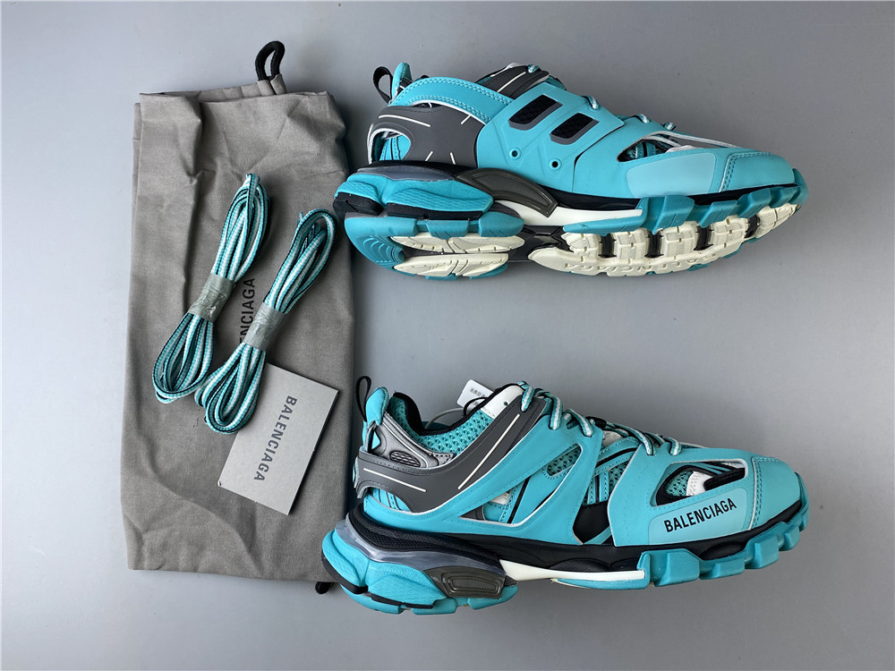 Blncig Track Trainers Emerald Blue 542436 W2LA1 4008