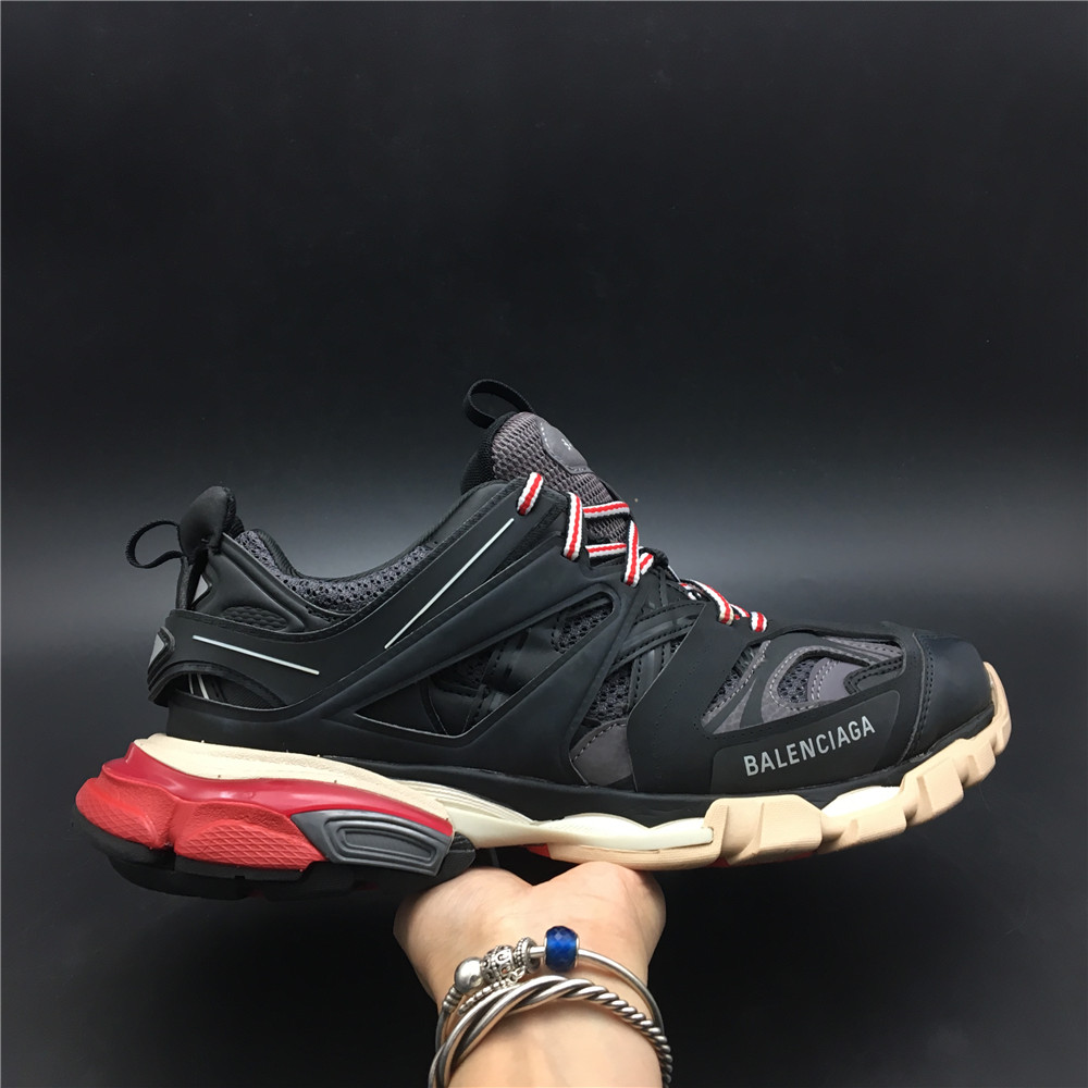 Blncig Track Trainers Black Red 542023 W1GB6 1002