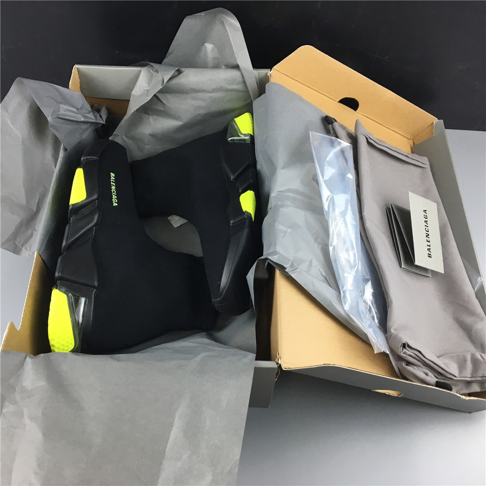 Blncig Speed Trainer Clearsole Yellow Fluo