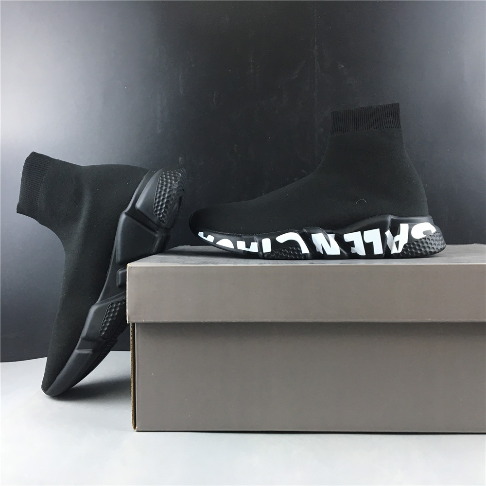 Blncig Speed Graffiti Trainers Black