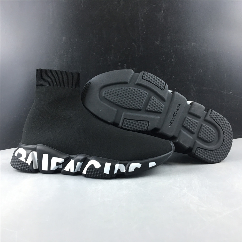 Blncig Speed Graffiti Trainers Black