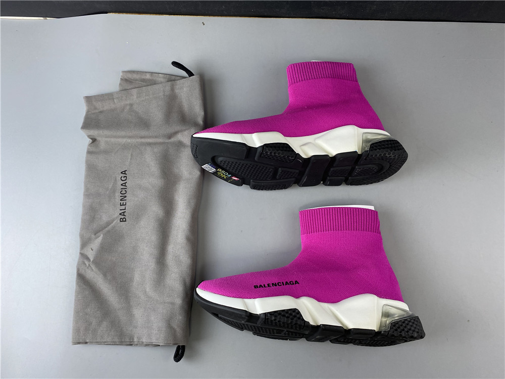 Blncig Speed Trainer Clear Sole Fuchsia