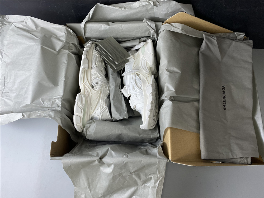 Blncig Track Sandal White