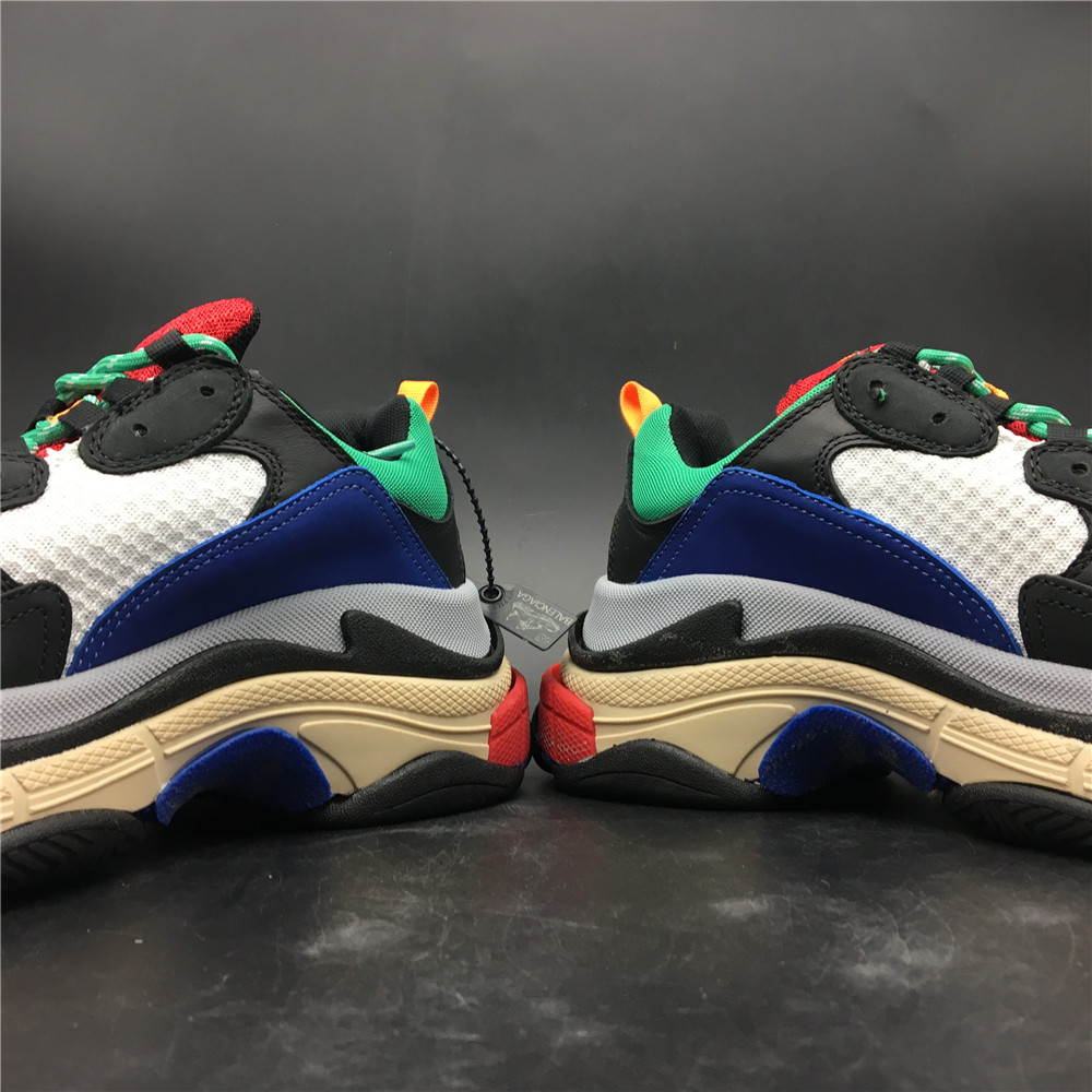 Blncig Triple S Black/Green/Blue/Grey