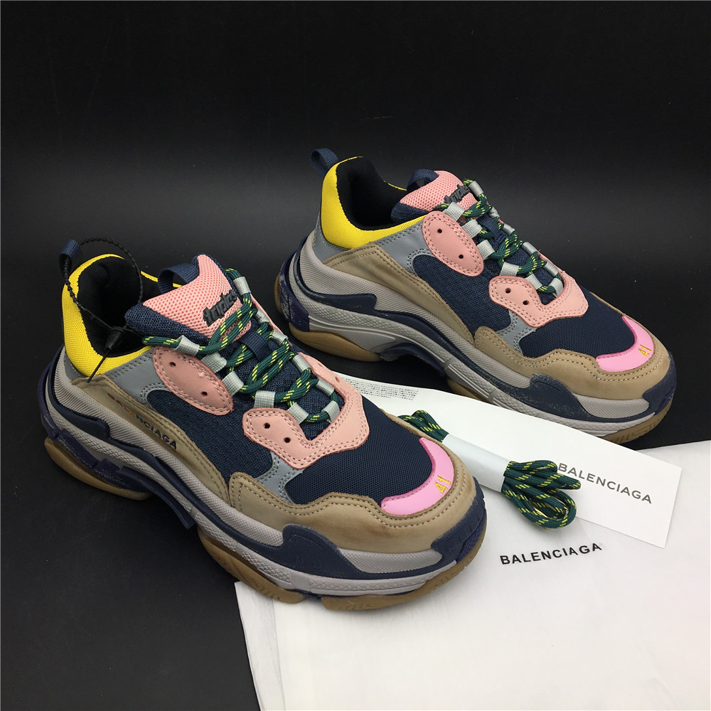 Blncig Triple S Wolf Grey/Brown/Yellow