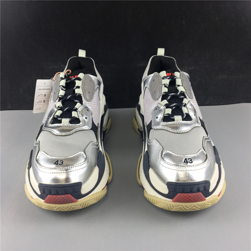Blncig Triple S Silver/Red/Black
