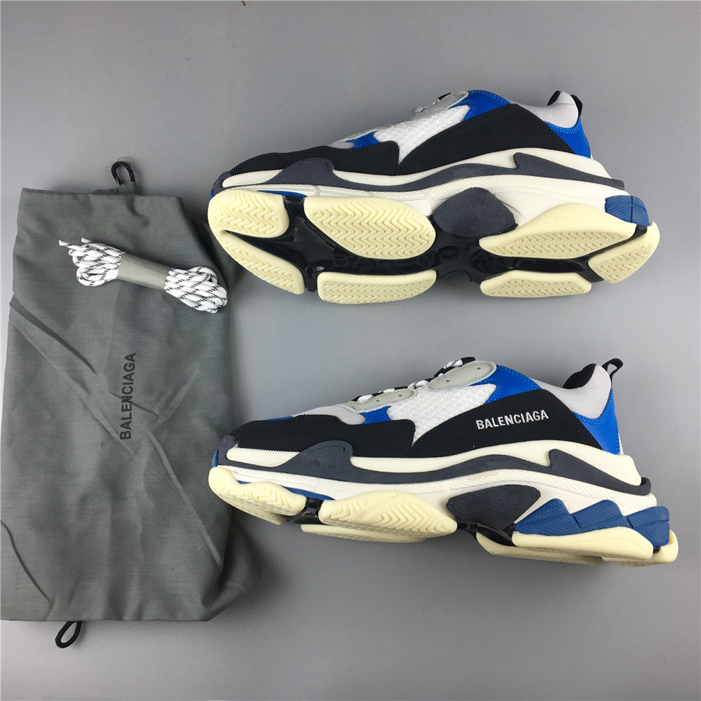 Blncig Triple S Black Blue