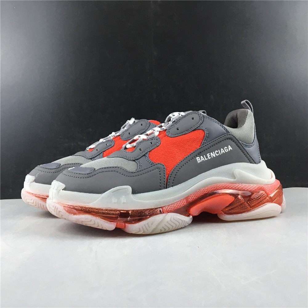 Blncig Triple S Grey Red
