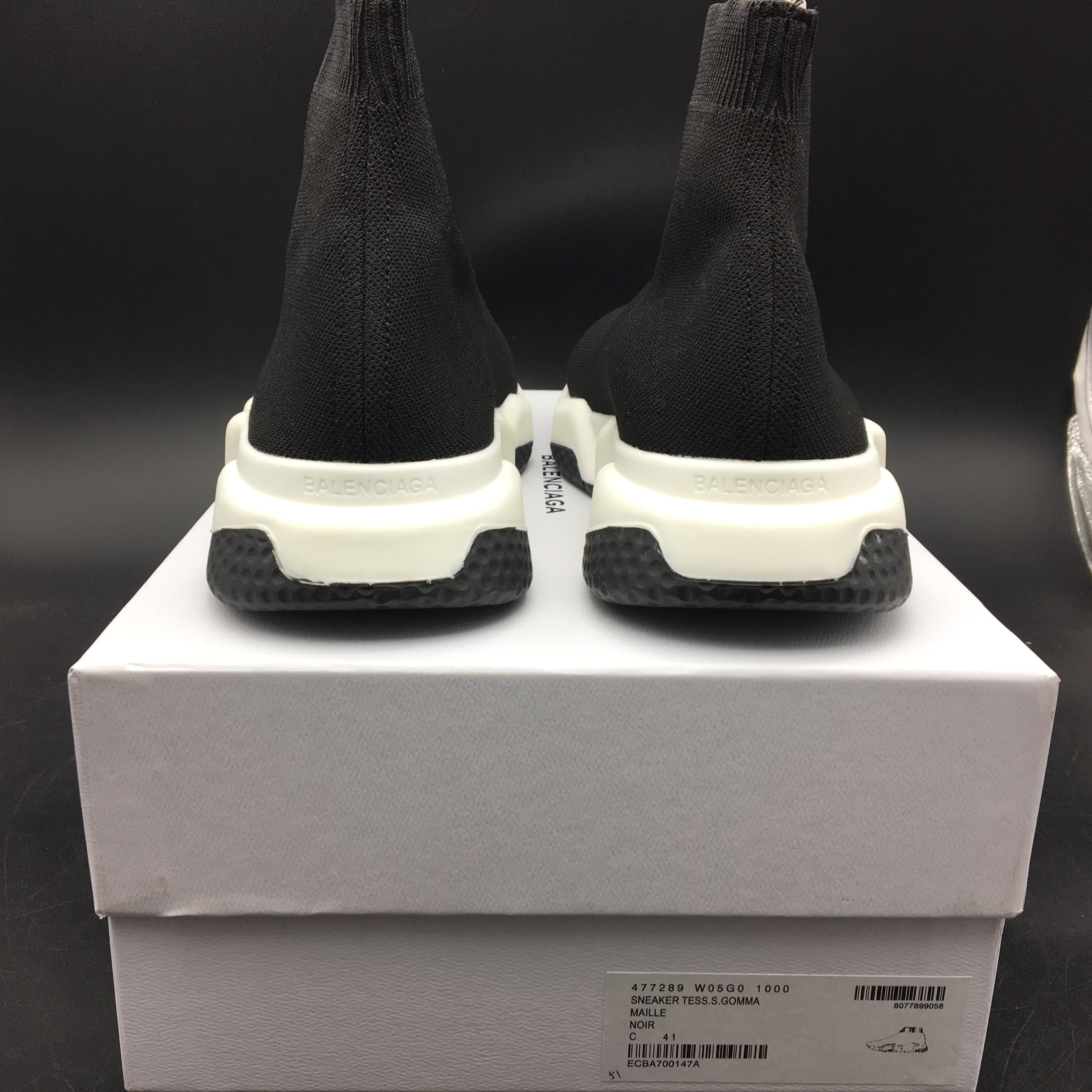 Blncig Speed Trainer Black White (W)  477289-W05G0-1000