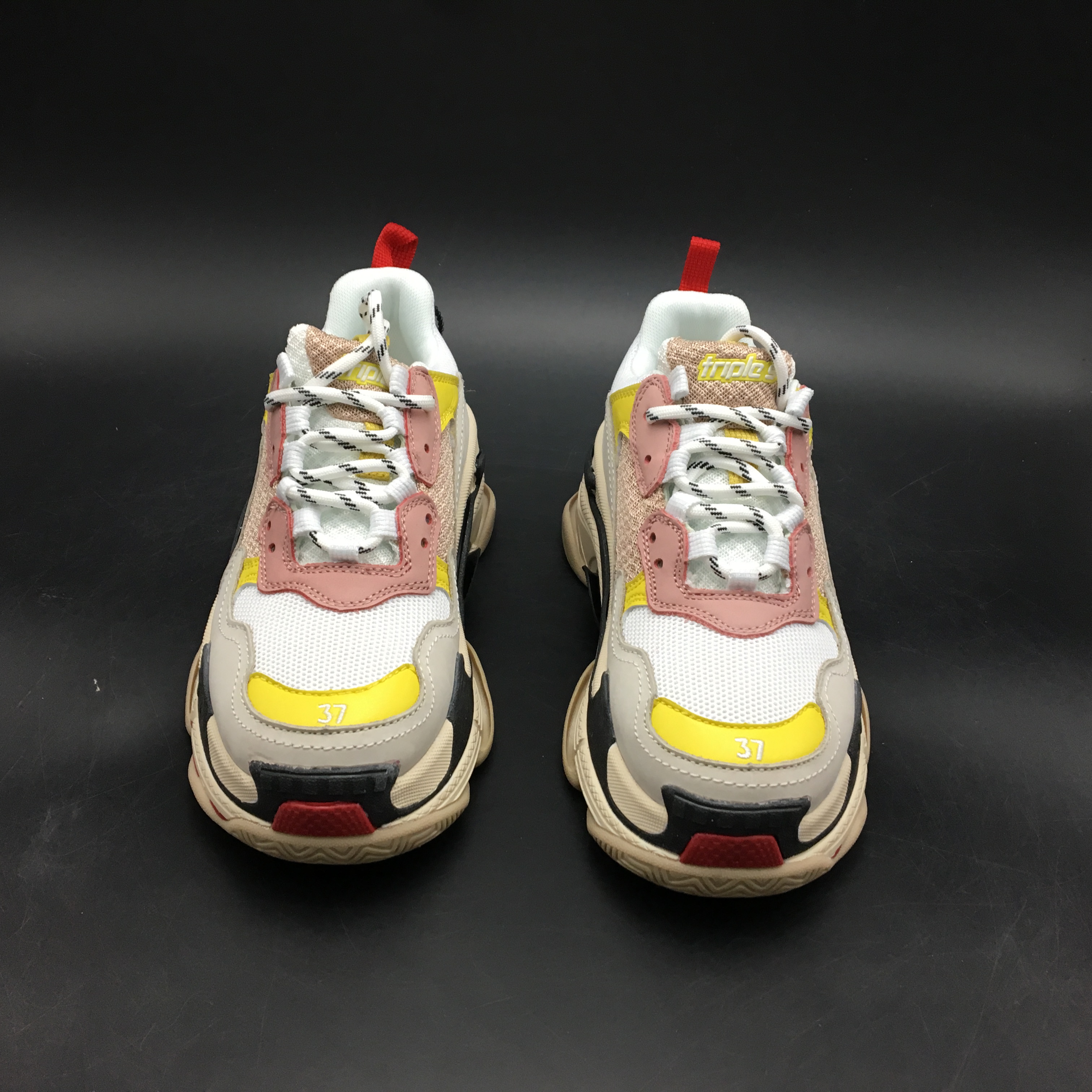 Blncig Triple S Cream Yellow Red 524038W09O59035