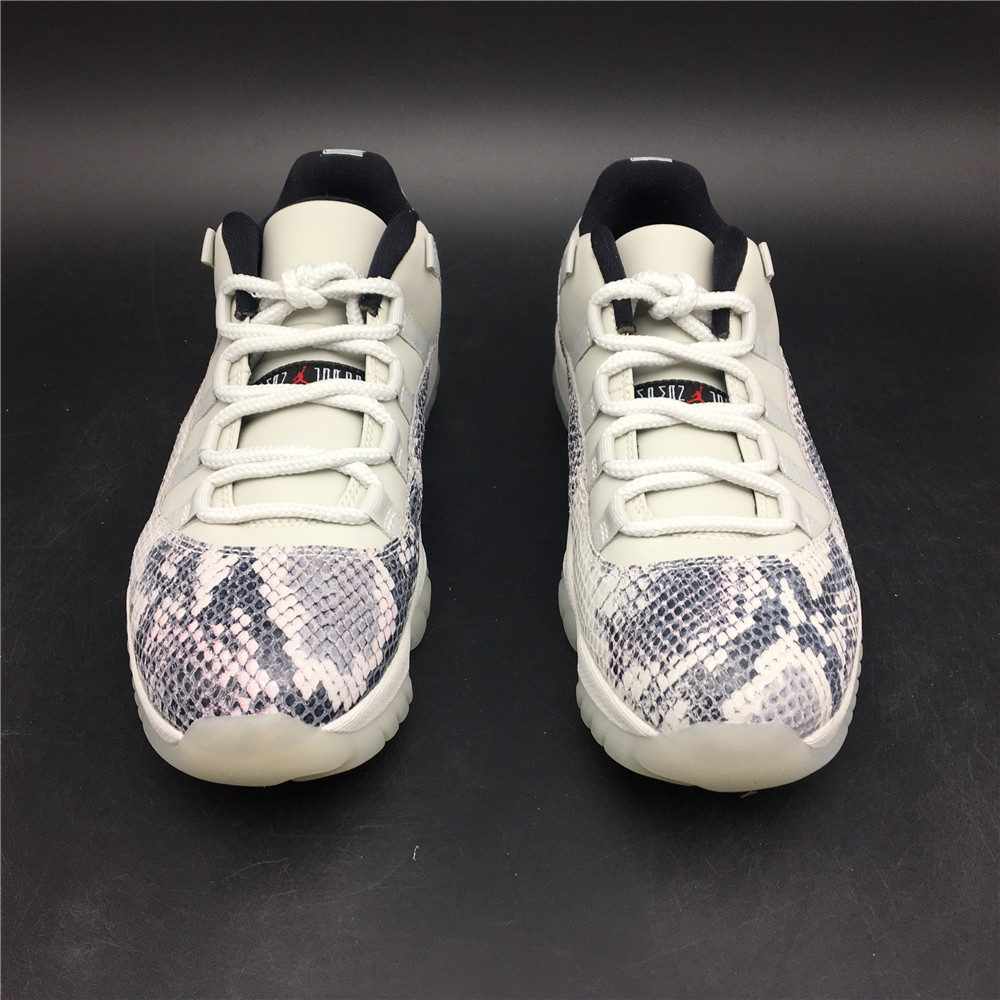 Air Jordan 11 Low White Snake Light Bone