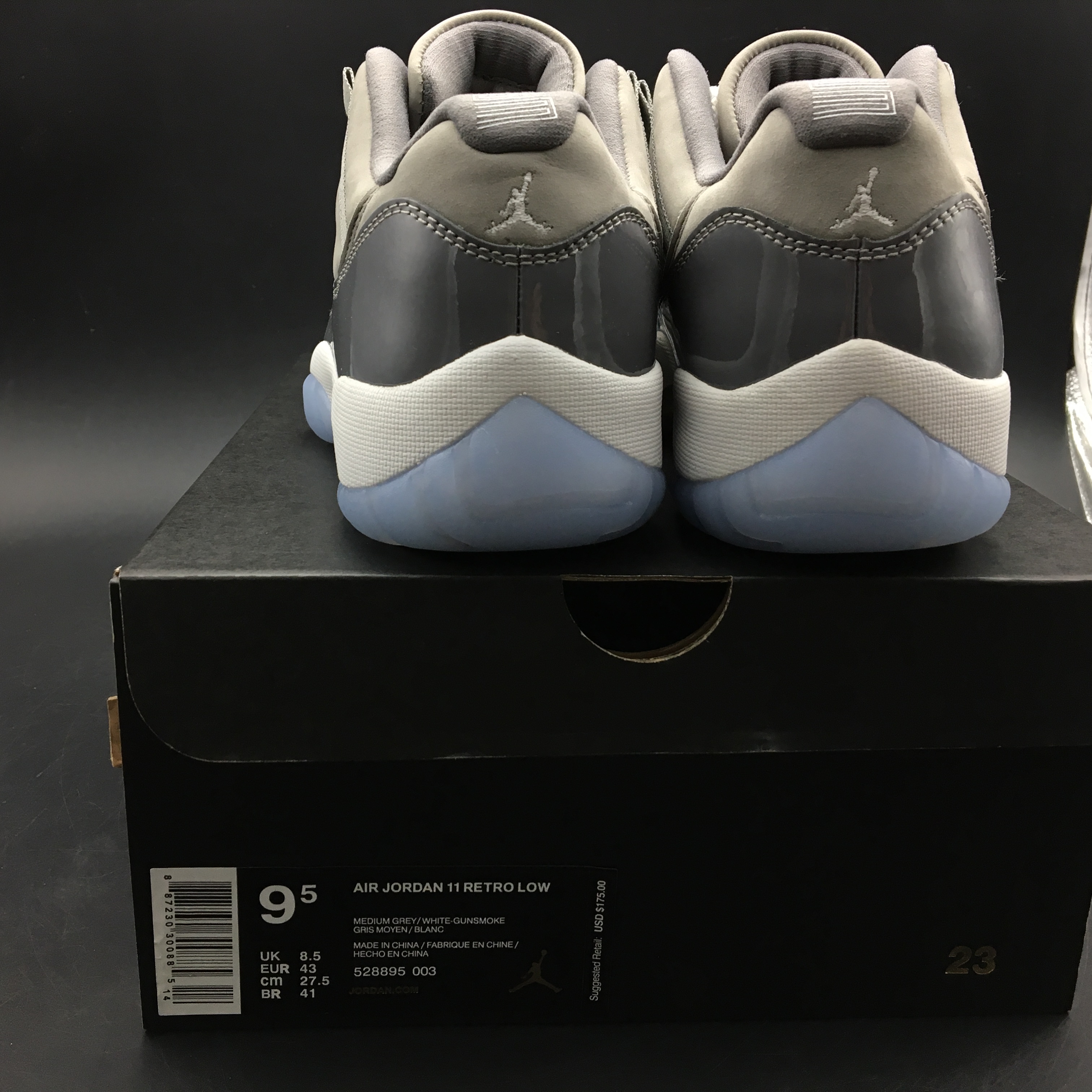 Air Jordan 11 Low “Cool Grey” 528895-003
