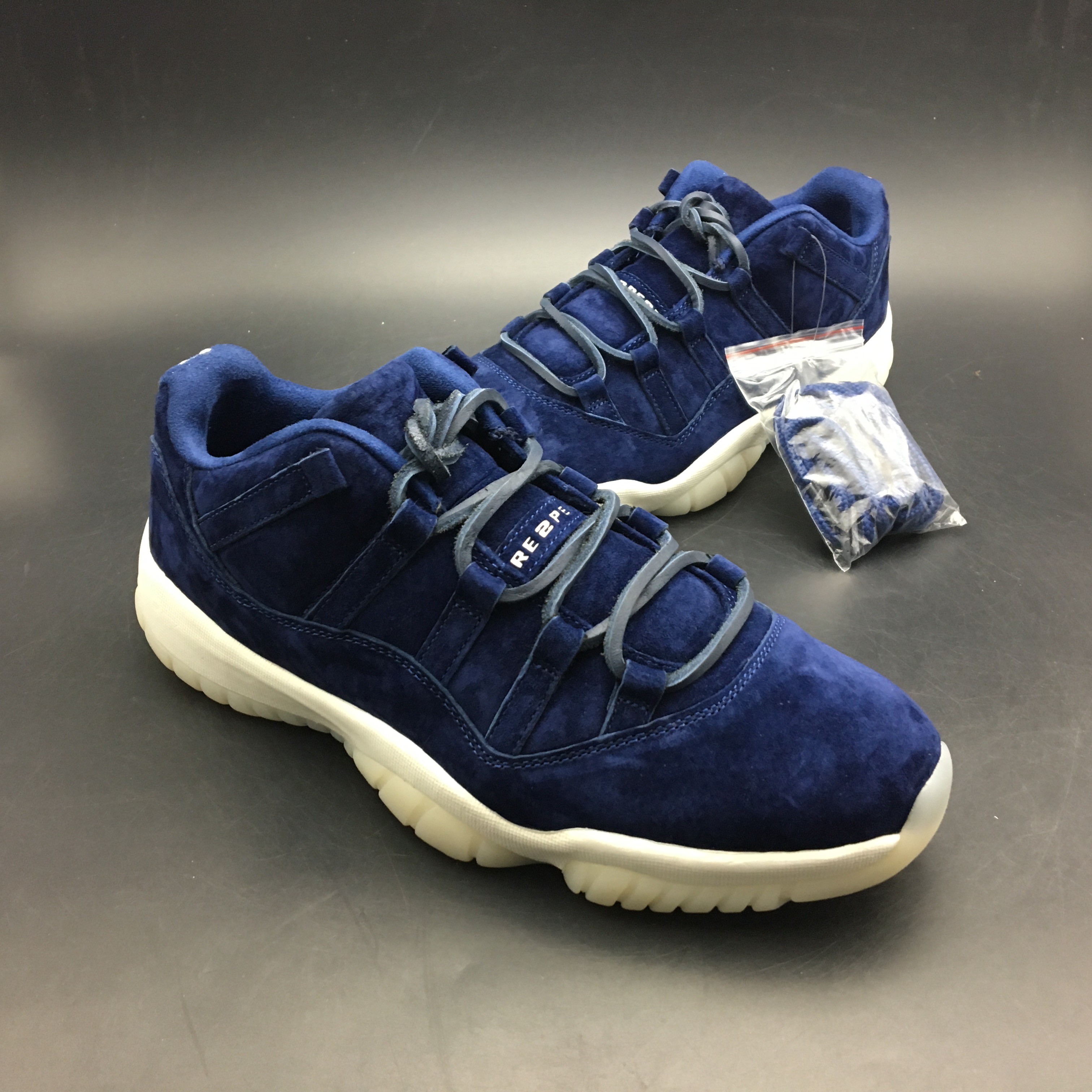 Air Jordan Retro 11 Low X RE2PECT Binary Blue Sail AV2187-441