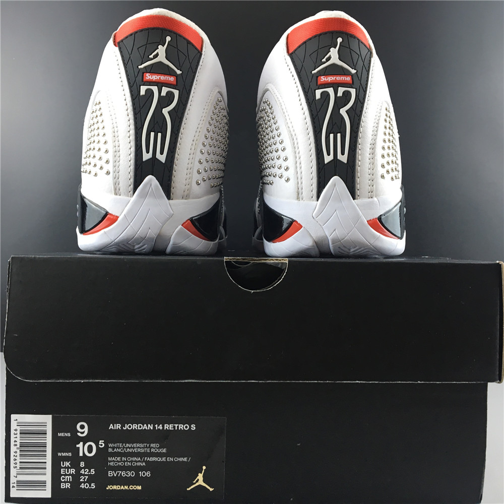 Air Jordan 14 Retro Supreme White BV7630-106