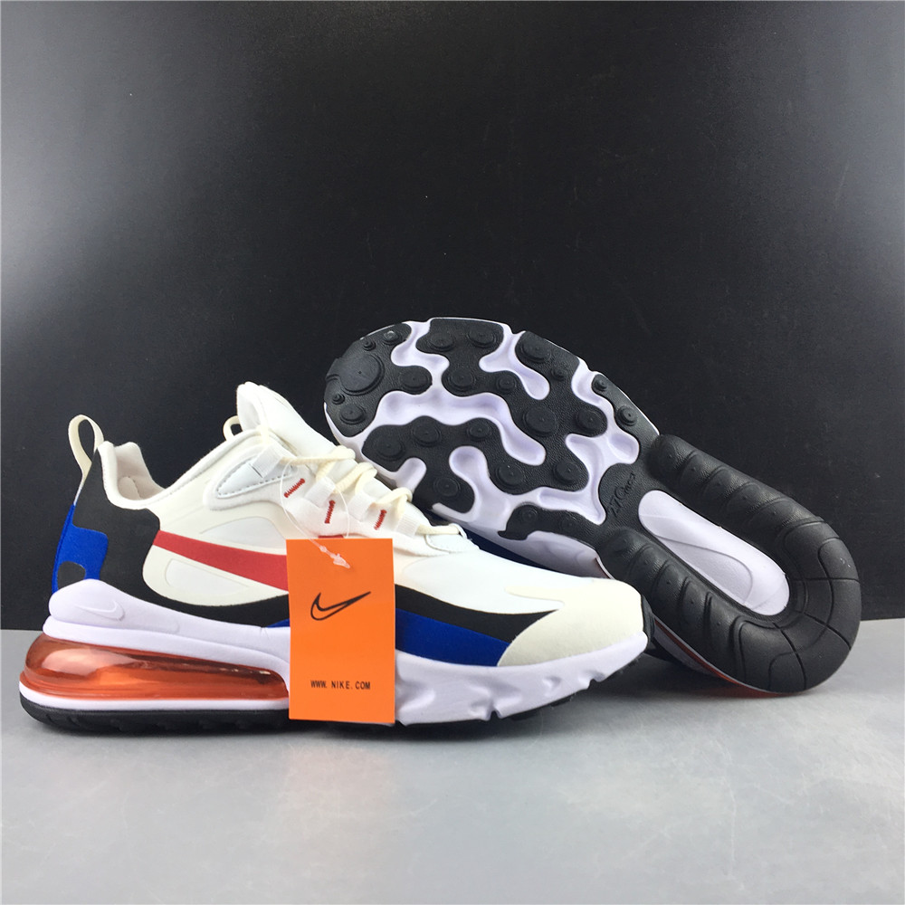 Nike Air Max 270 React White BLue Red