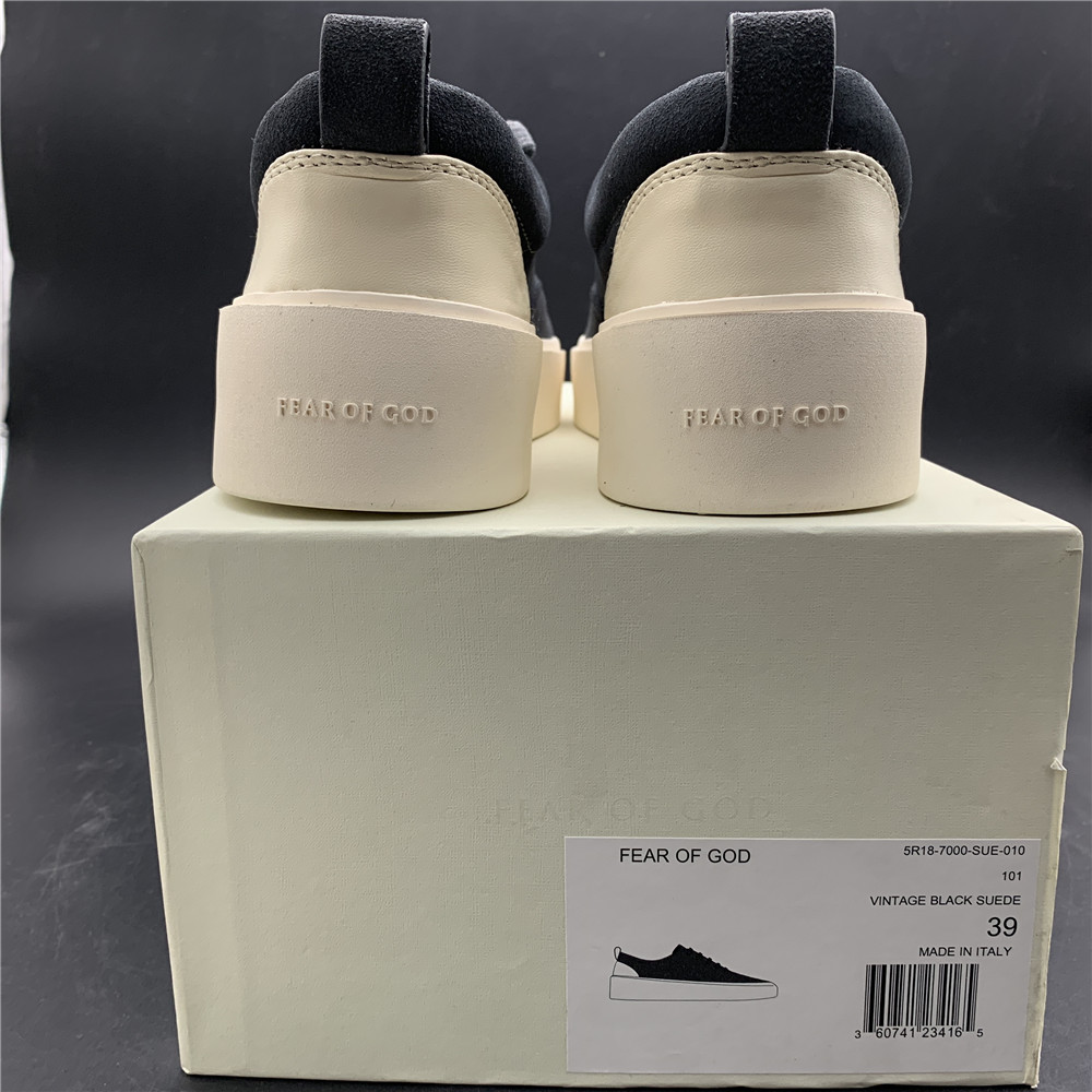 FrfGd 101 Low Top Vintage Black Suede C000-7000-SUE-010