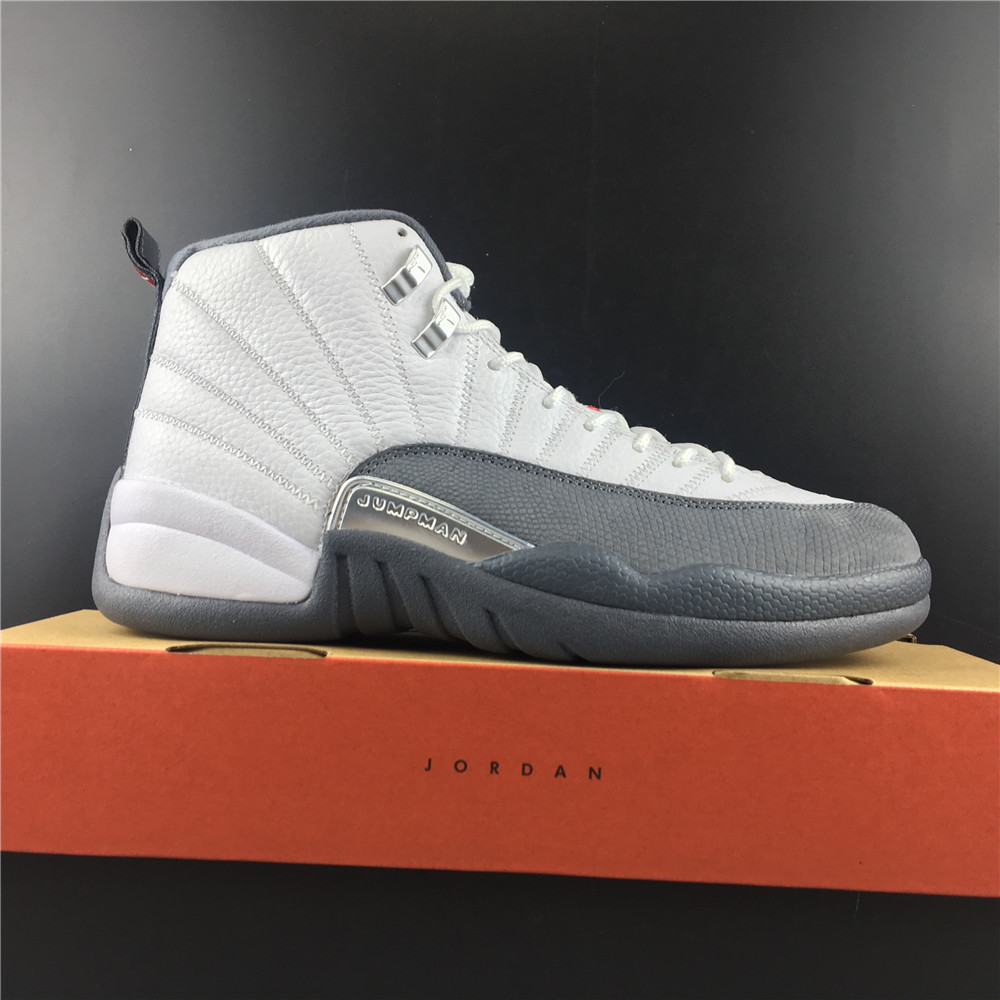 Air Jordan 12 white gray silver 153265-160