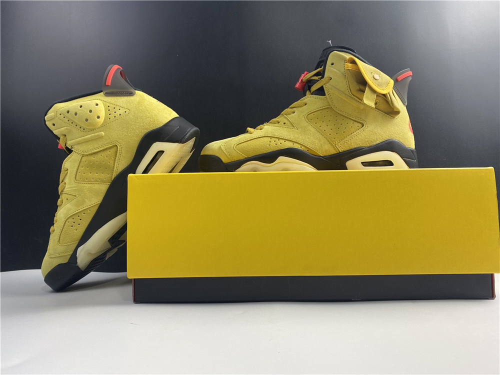 Travis Scott x Air Jordan 6 yellow pocket CN1084-300
