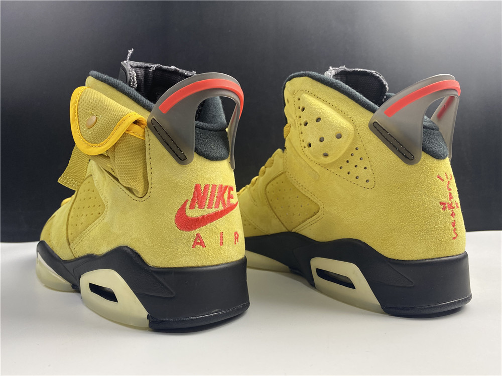 Travis Scott x Air Jordan 6 yellow pocket CN1084-300