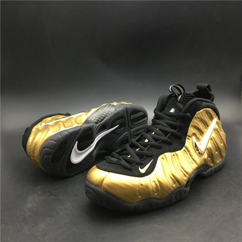 Air Nike Foamposite Pro Metallic Gold 624041-701