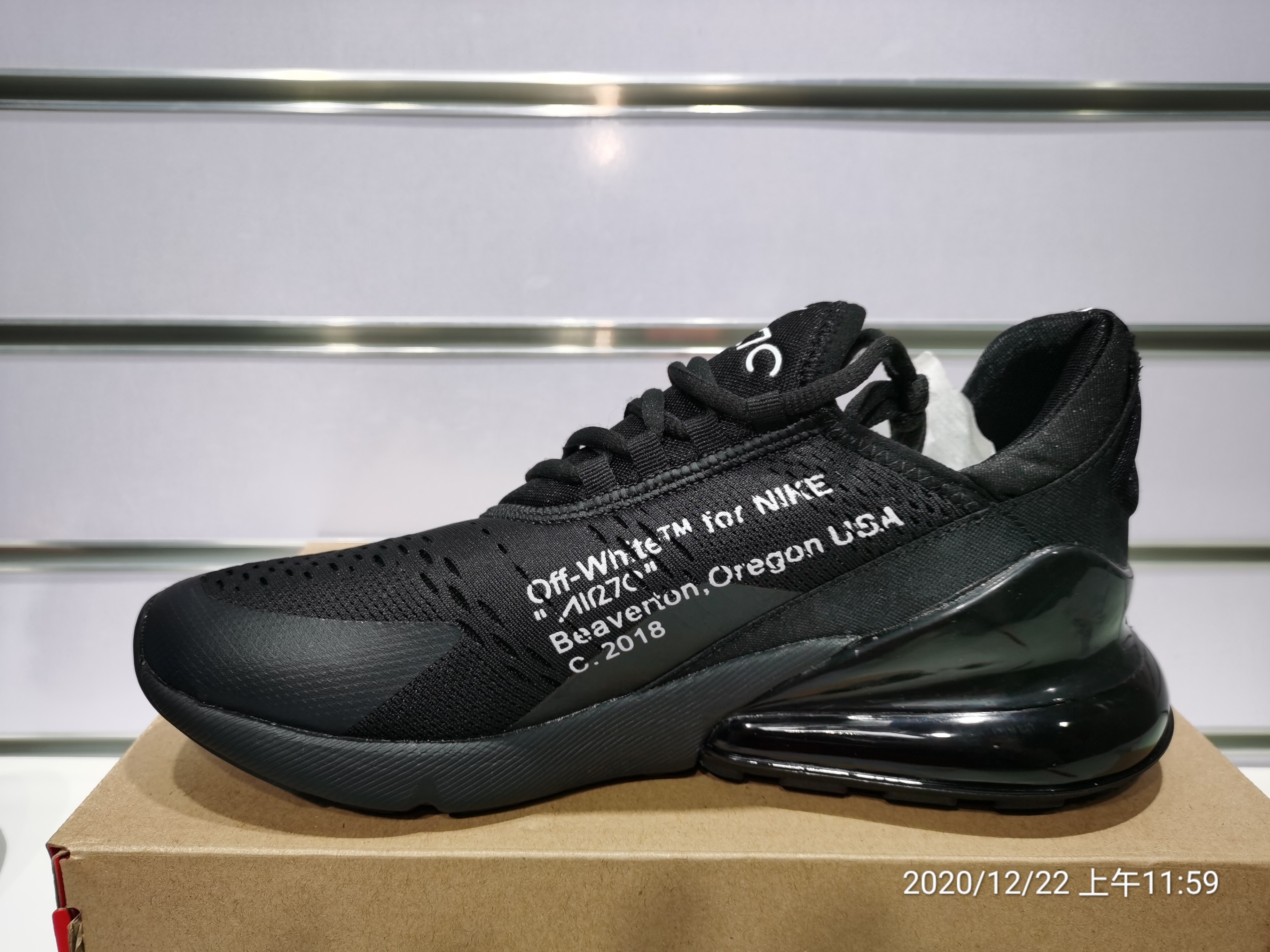 Off-White x Nike Air Max 270 Black  AA8058-001