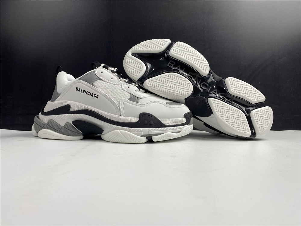 Blncig Triple S Open Sneakers Grey 536737 W0901 9089