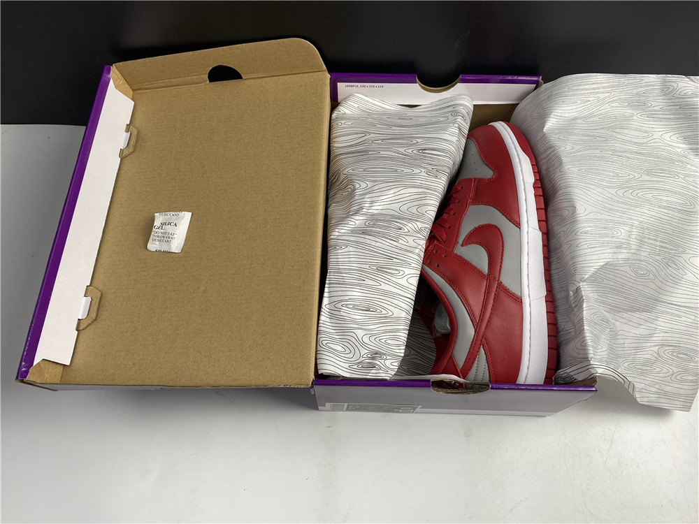 Nike Dunk Low Medium Grey Varsity Red UNLsVttn DD1391-002