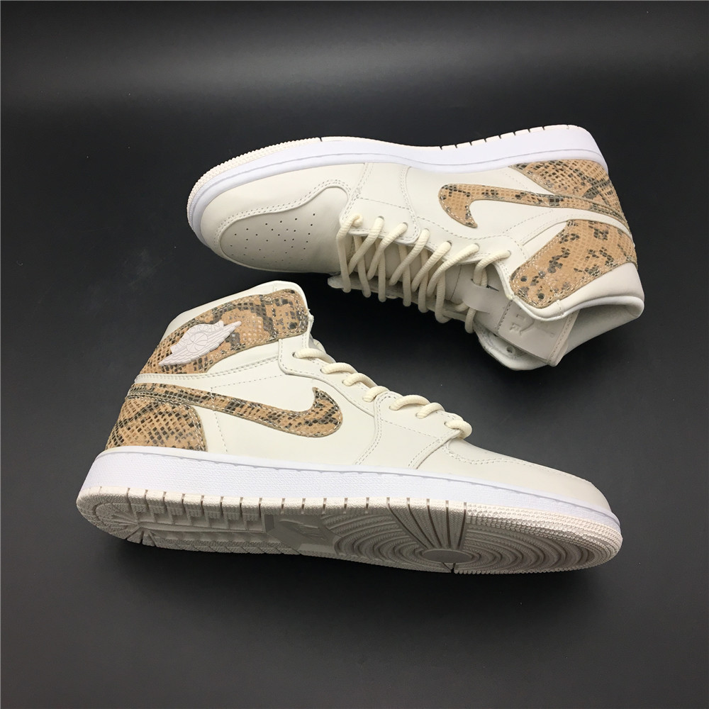Air Jordan 1 Retro High White Snake AH7389-004