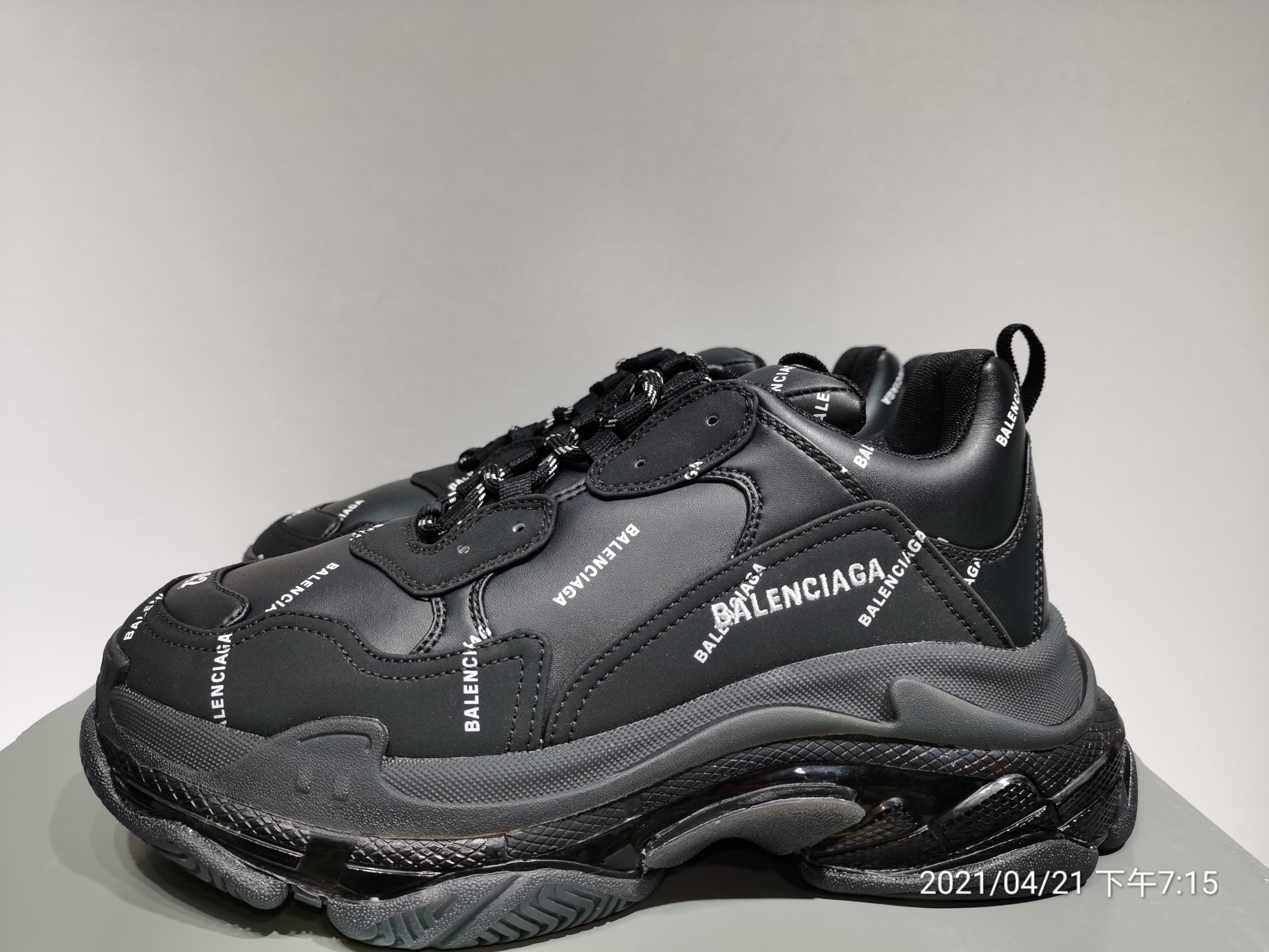 Blncig Triple S Black Logo