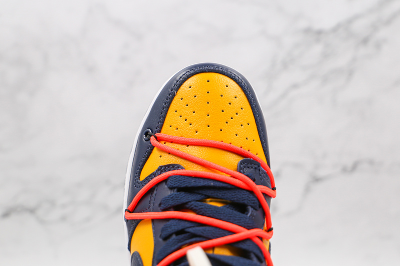 Nike Dunk Low Off-White University Gold Midnight Navy CT0856-700