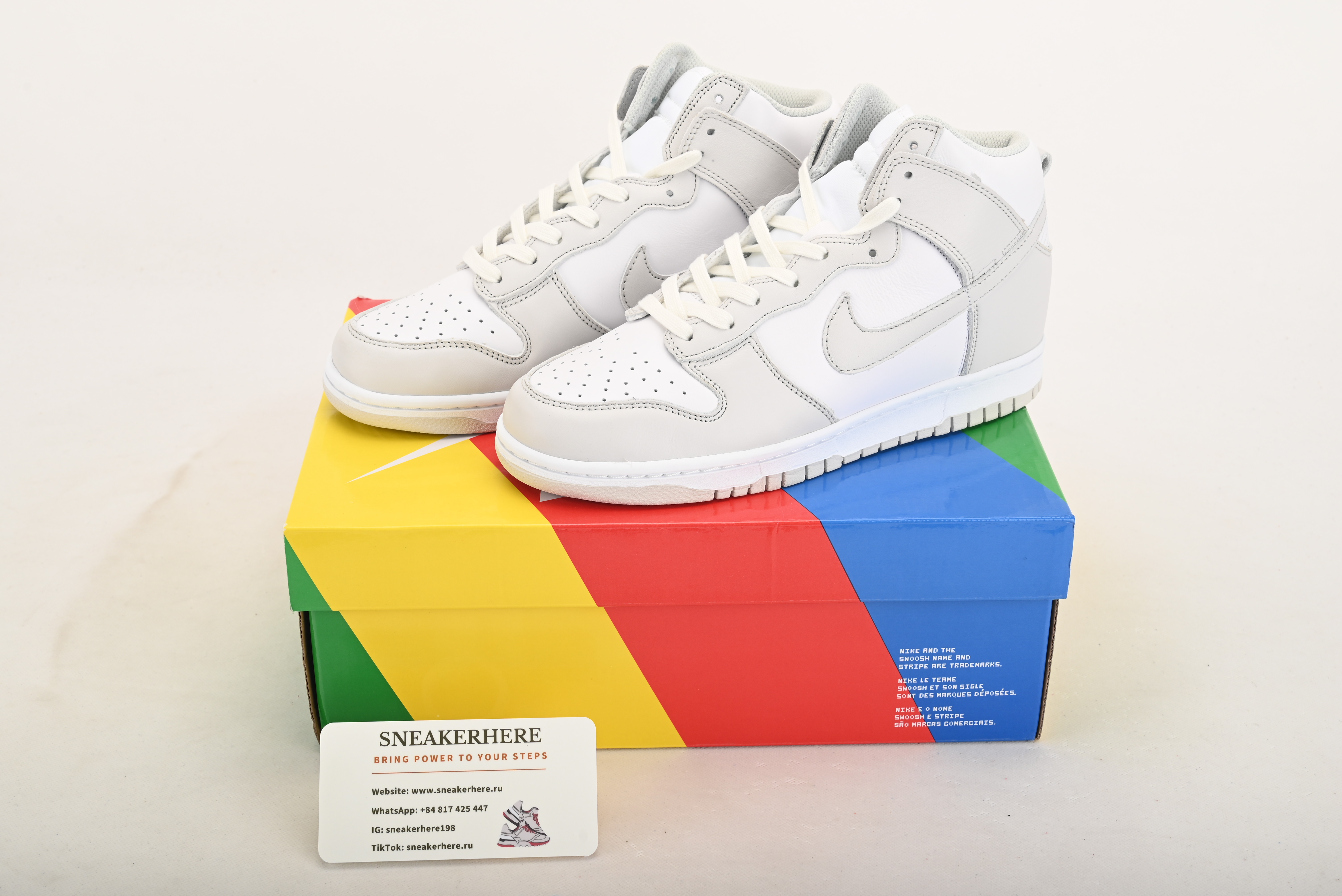 Nike Dunk High Retro White Vast Grey (2021) DD1399-100
