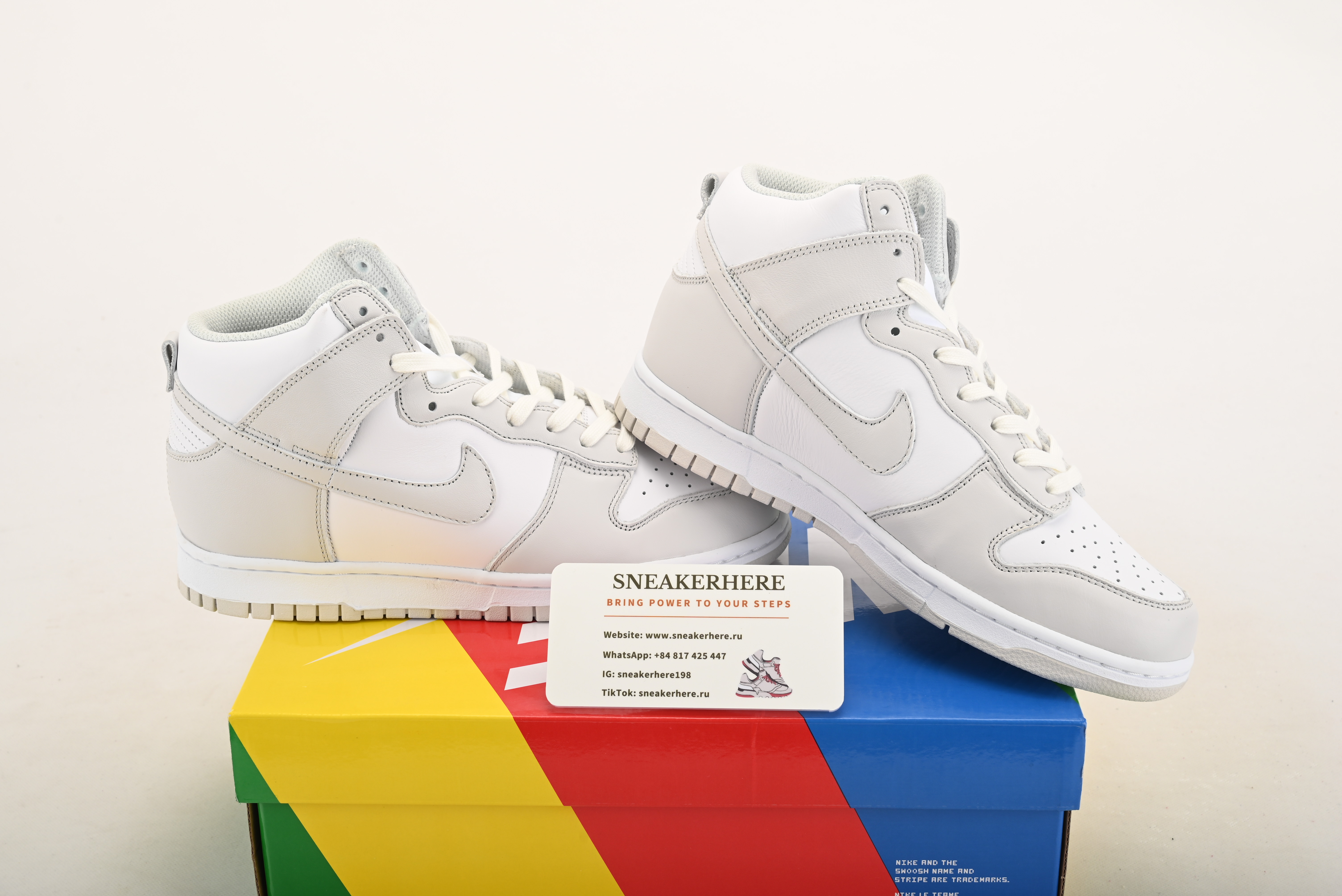 Nike Dunk High Retro White Vast Grey (2021) DD1399-100