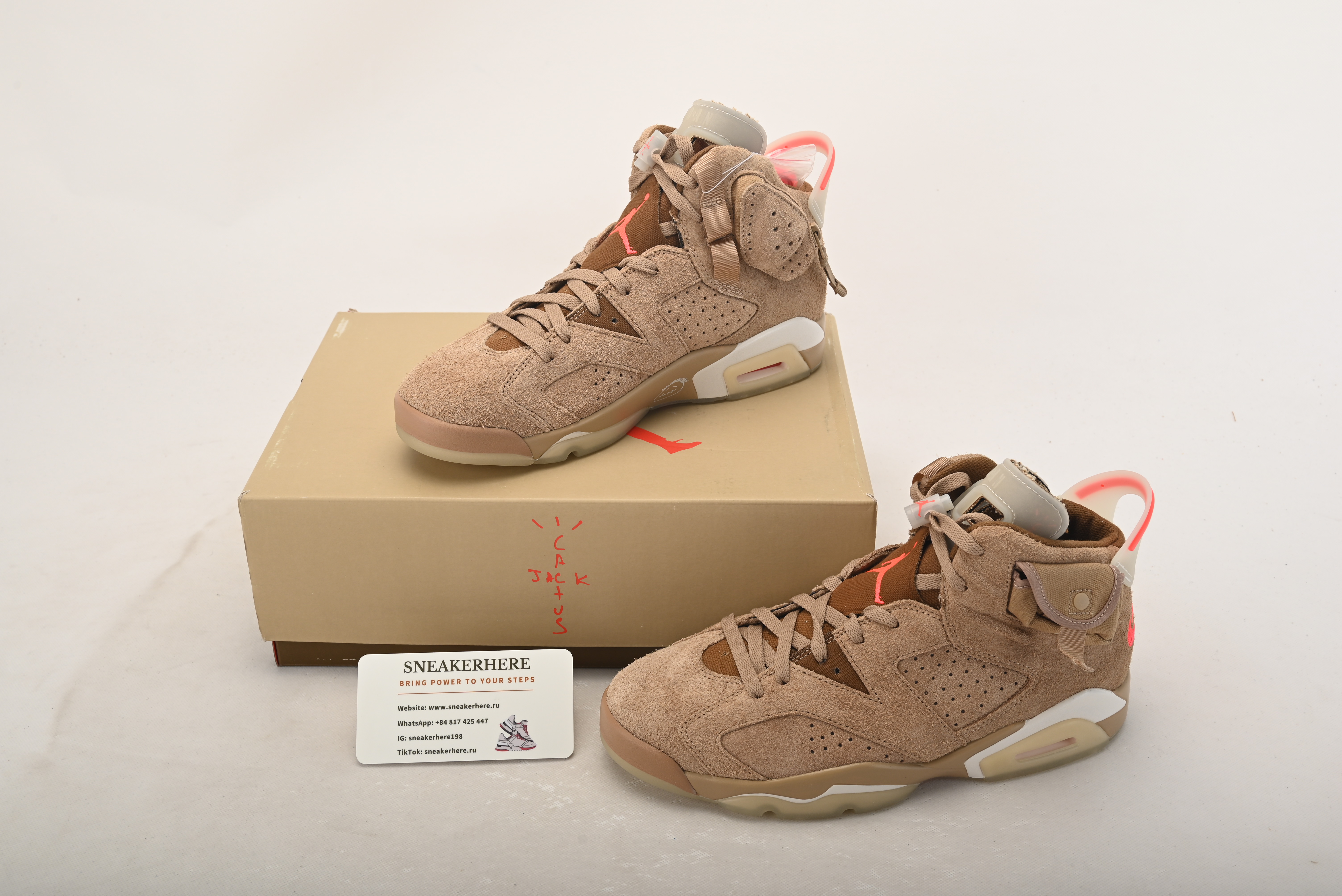 Air Jordan 6 Retro Travis Scott British Khaki  DH0690-200