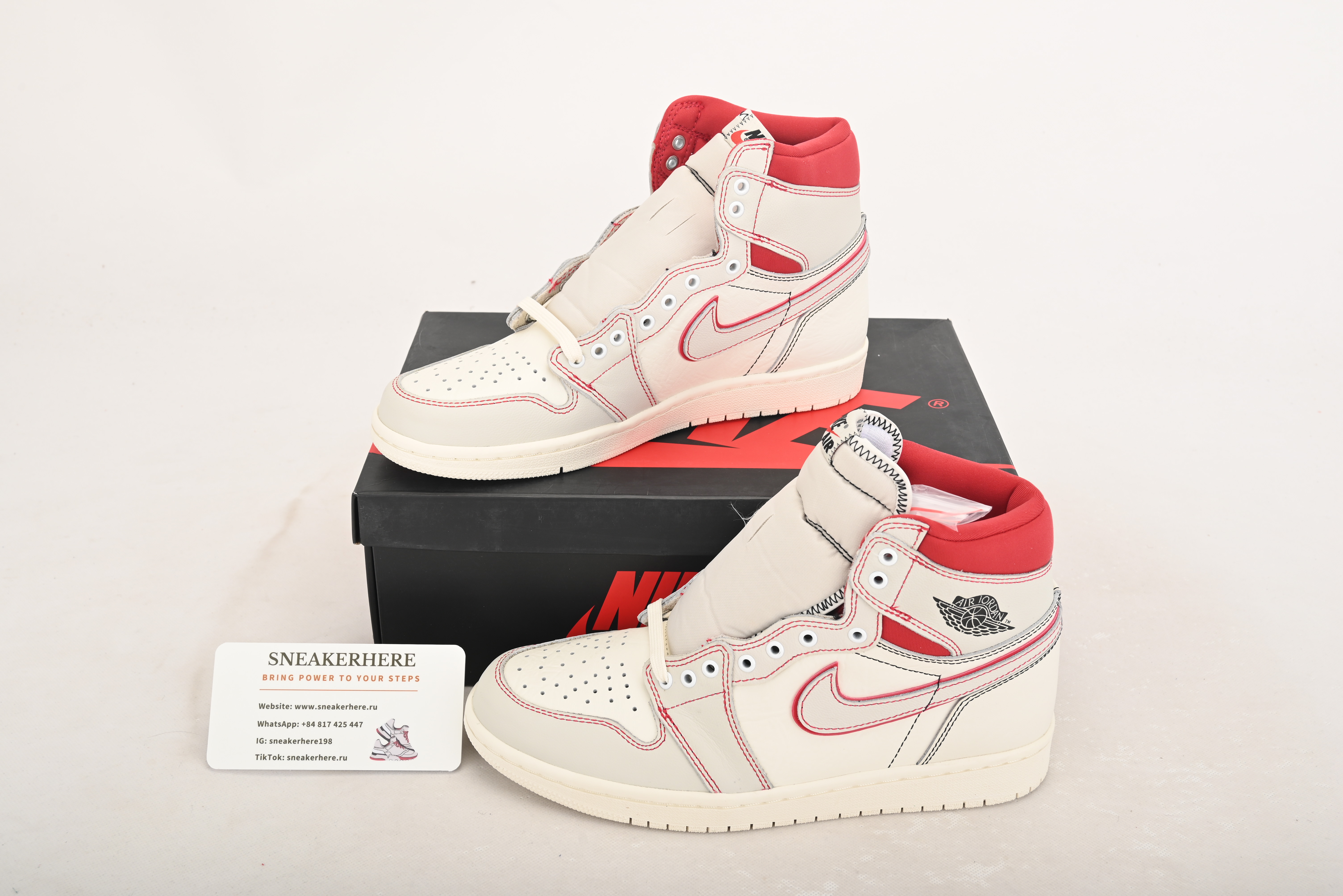 Air Jordan 1 Retro High Phantom Gym Red 555088-160