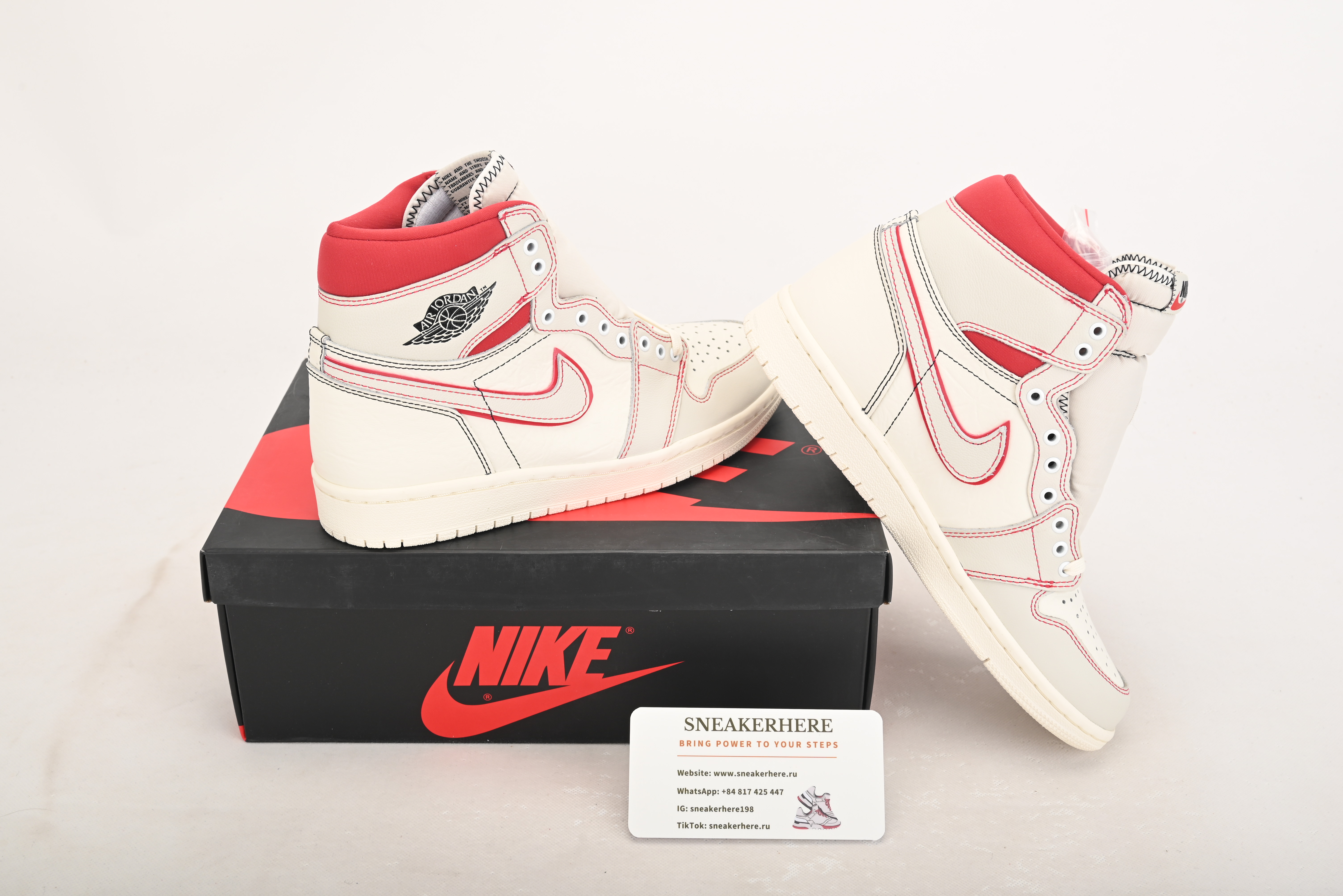 Air Jordan 1 Retro High Phantom Gym Red 555088-160