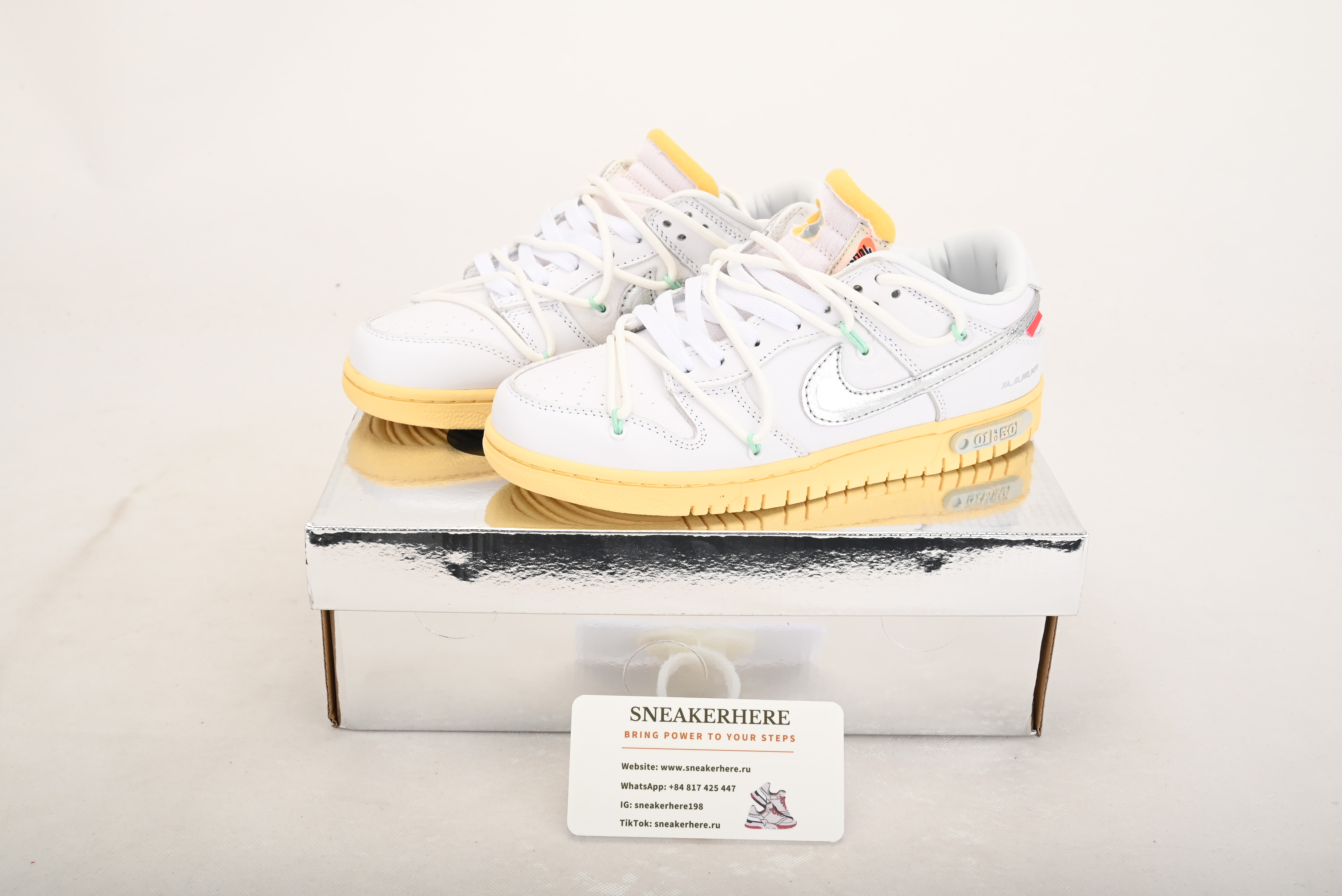 Nike Dunk Low Off-White Lot 1 DM1602-127