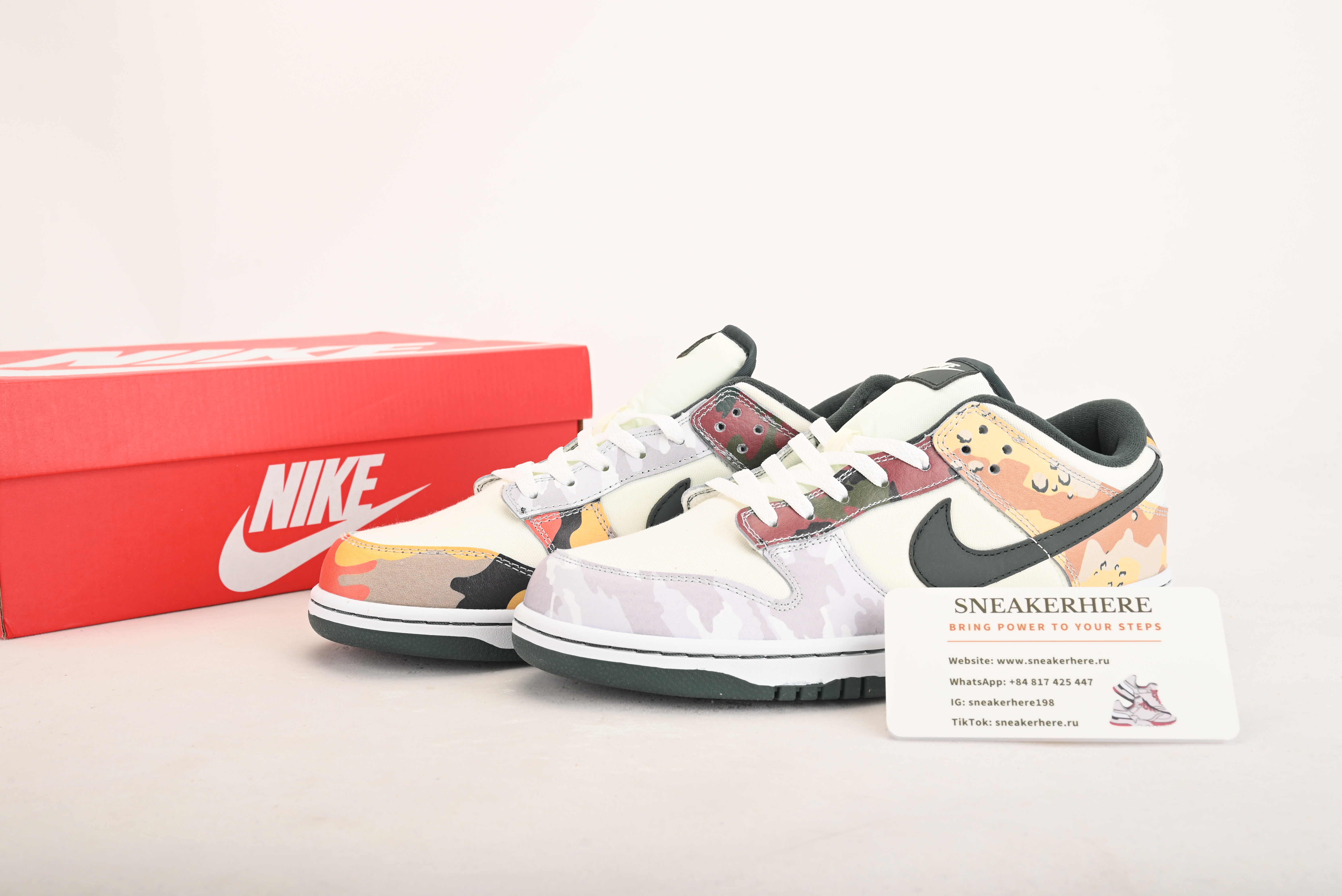 Nike Dunk Low Sail Multi-Camo DB1909-100