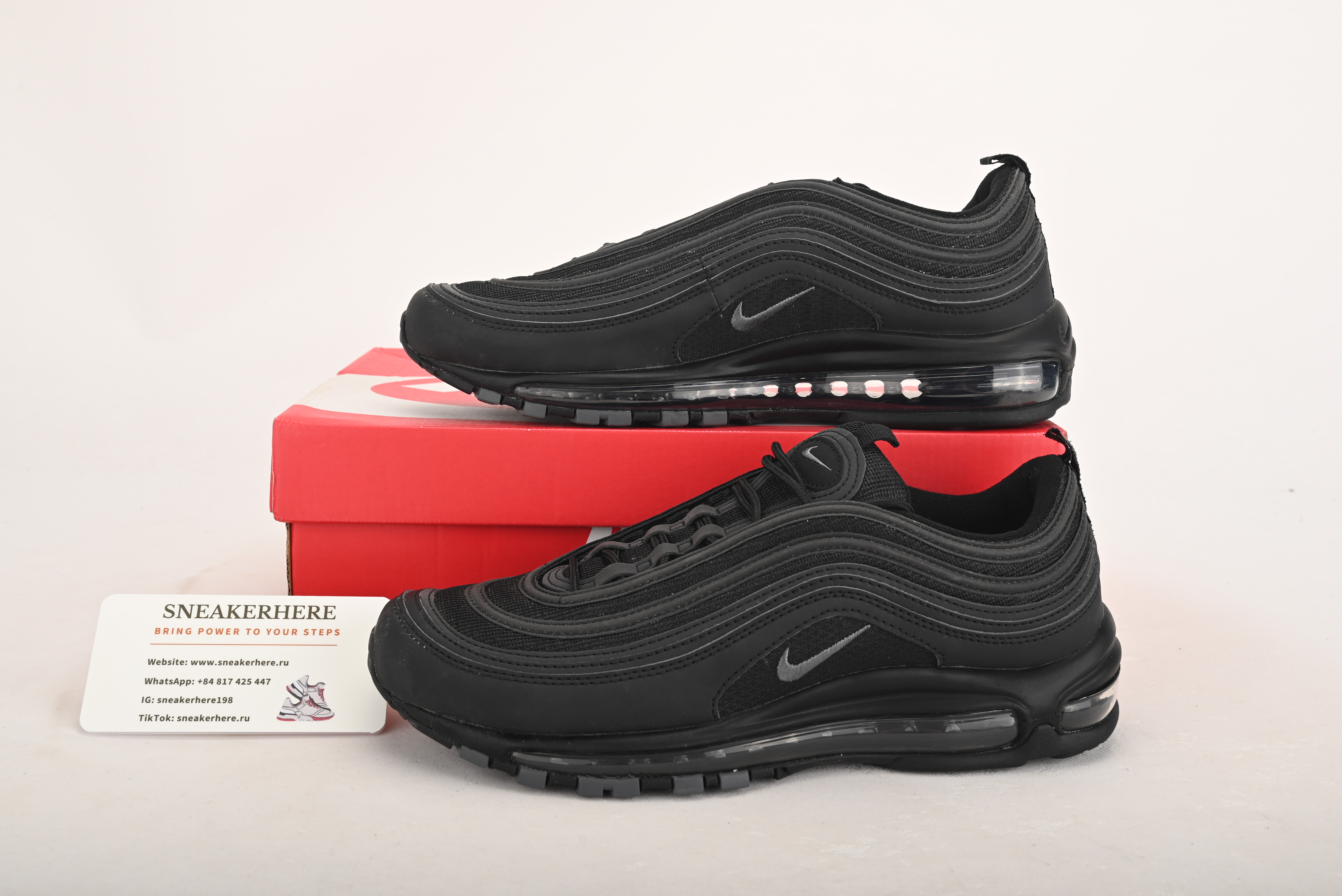 Nike Air Max 97 Black Dark Grey 921733-001