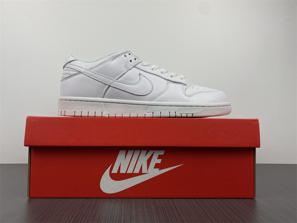 Nike Dunk Low Triple White (2021) (W) DD1503-109